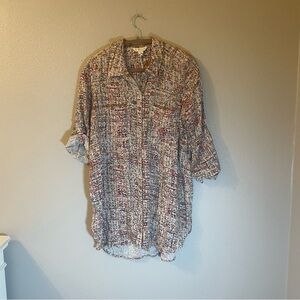 KC Khakis & CO. Women’s shirt dress. Button-up. Adjustable sleeve. Size M. NWT.